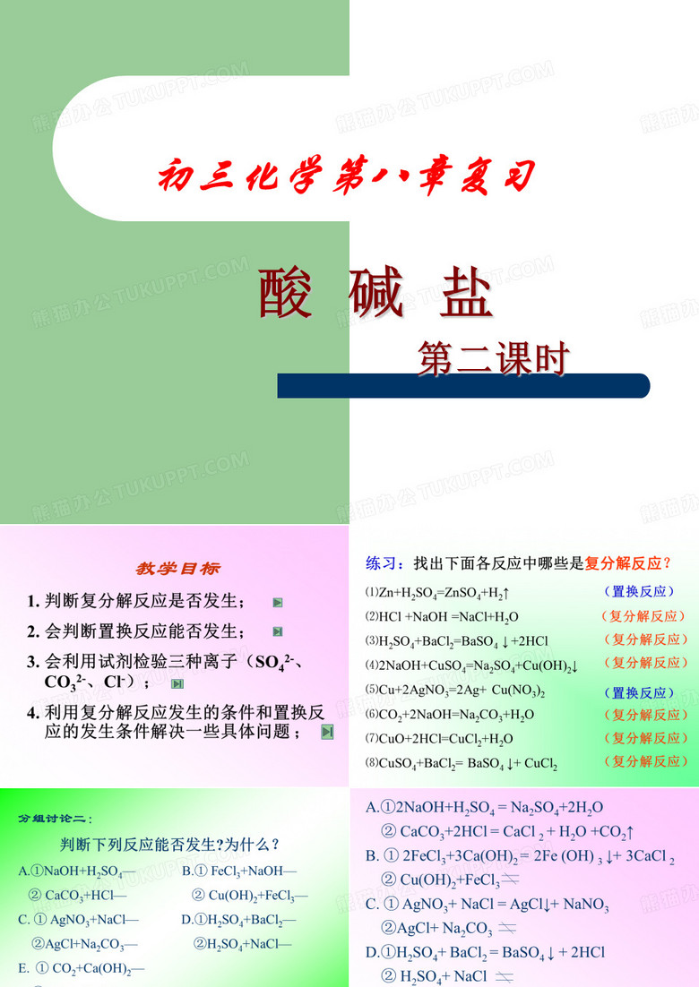 初三化学酸碱盐课件