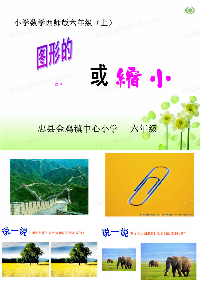 图形的放大或缩小