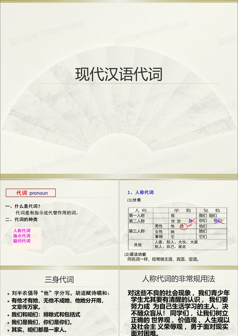 现代汉语代词