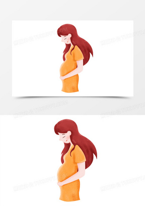 怀孕的妈妈图片素材