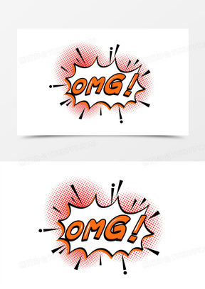 卡通字幕图片素材