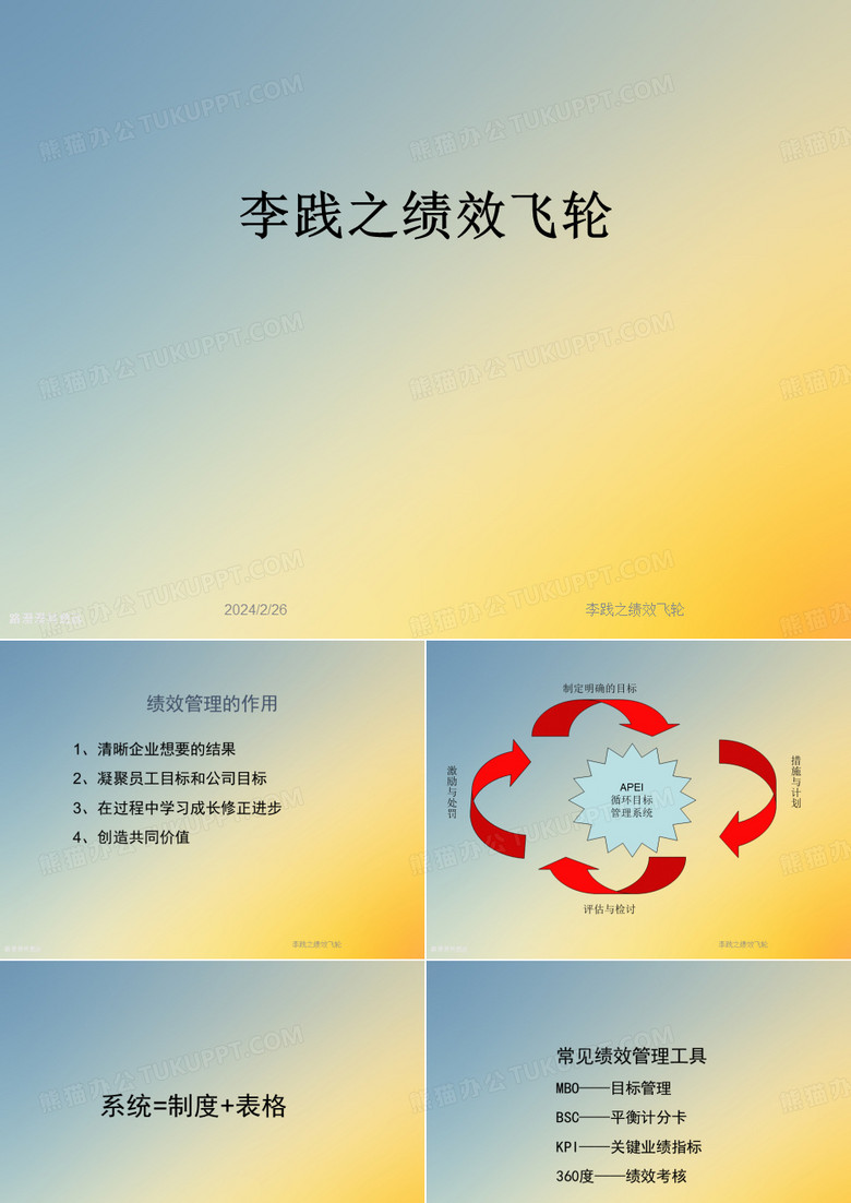 李践之绩效飞轮