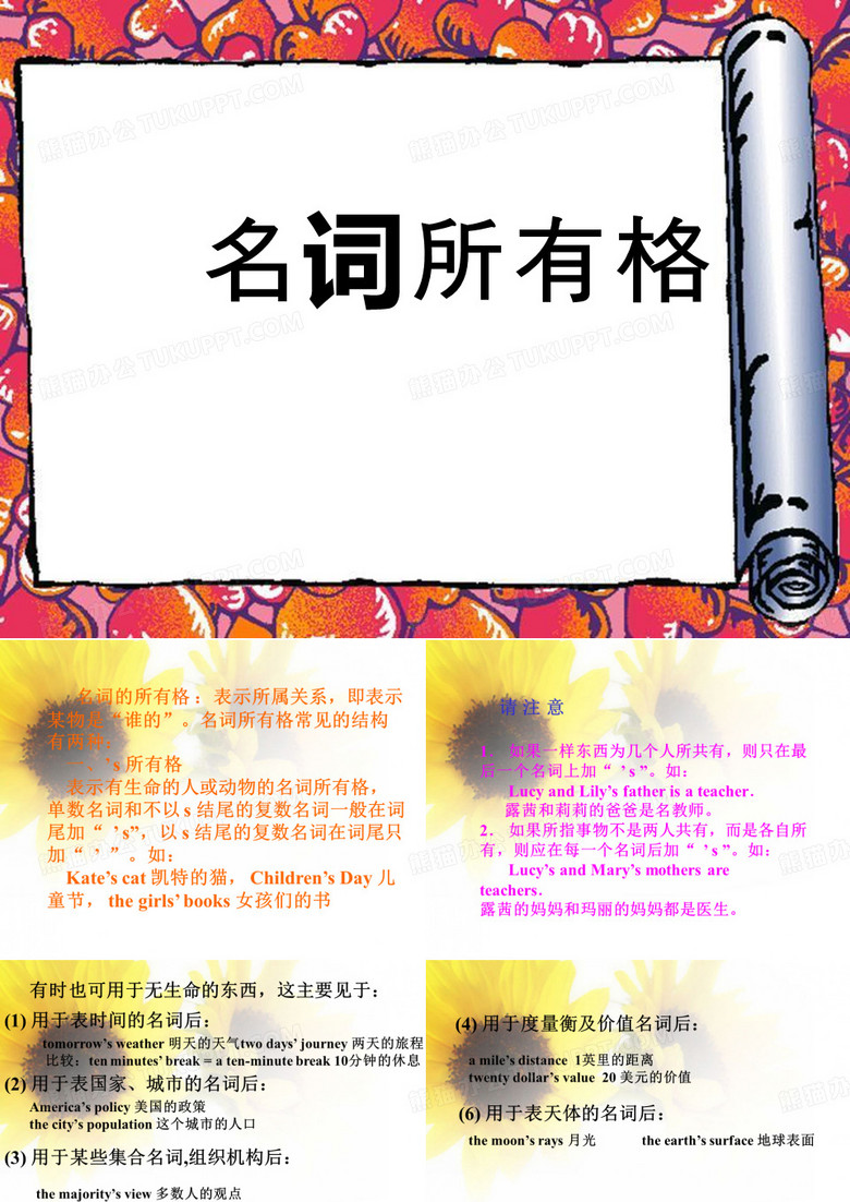 名词的所有格
