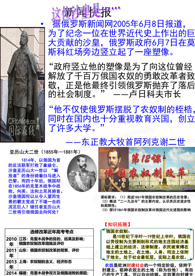 俄国农奴制改革