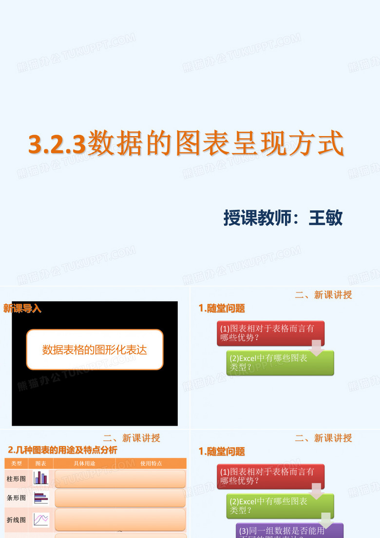 数据的图表呈现方式