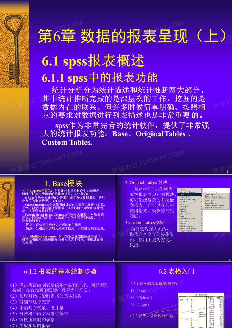 SPSS软件学习_数据的报表呈现(上) 