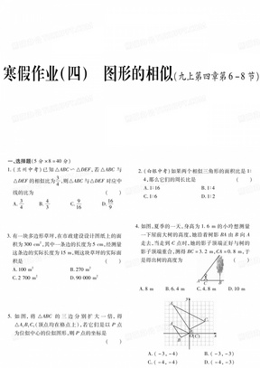 寒假作业4