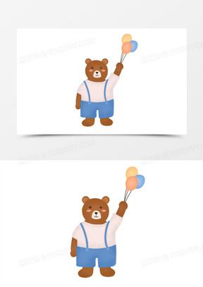 小熊玩偶图片素材