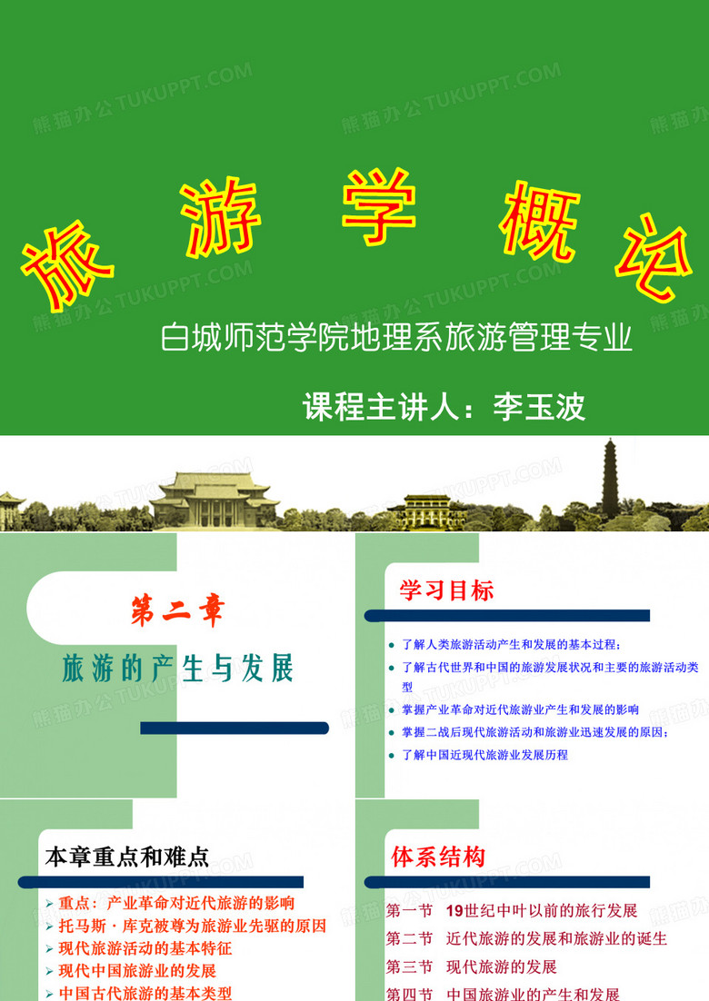 旅游学概论