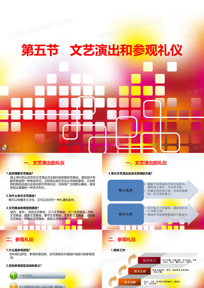 文艺演出和参观礼仪.ppt