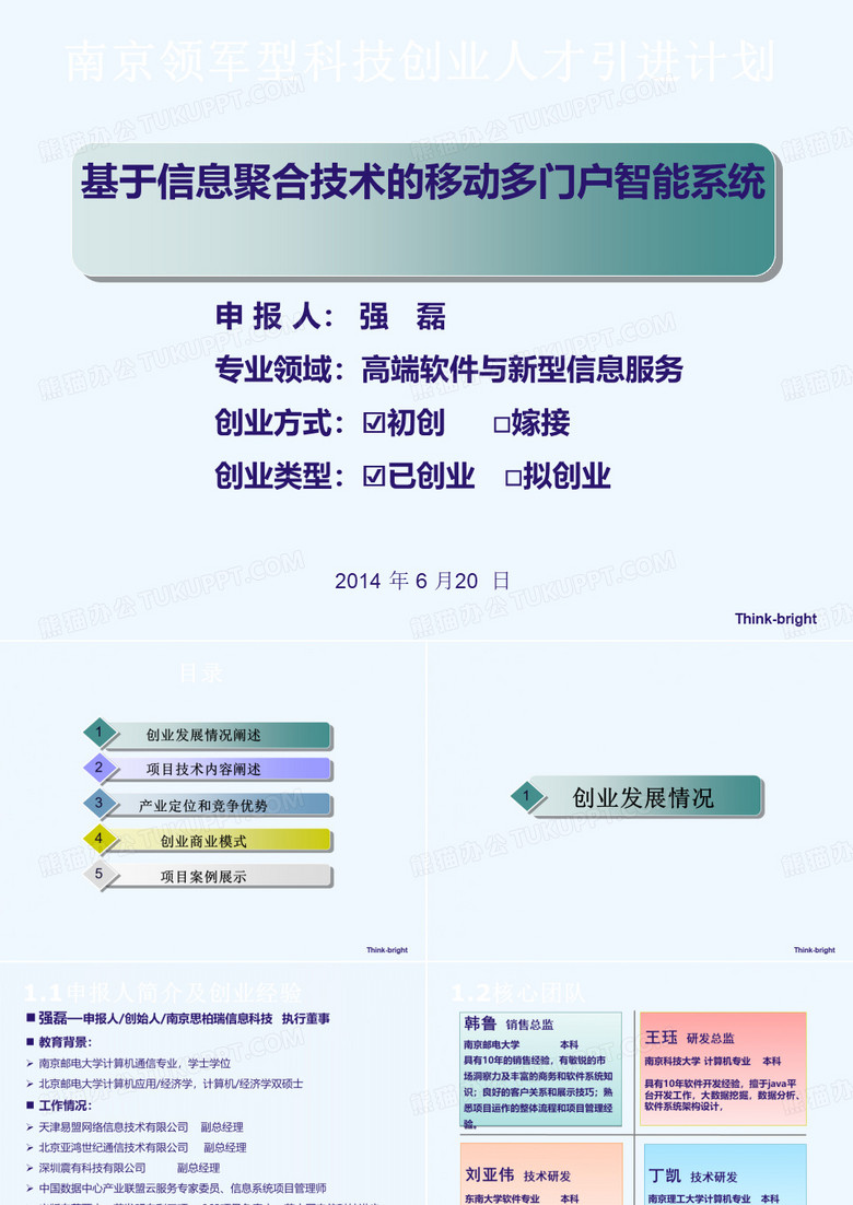 项目评审PPT