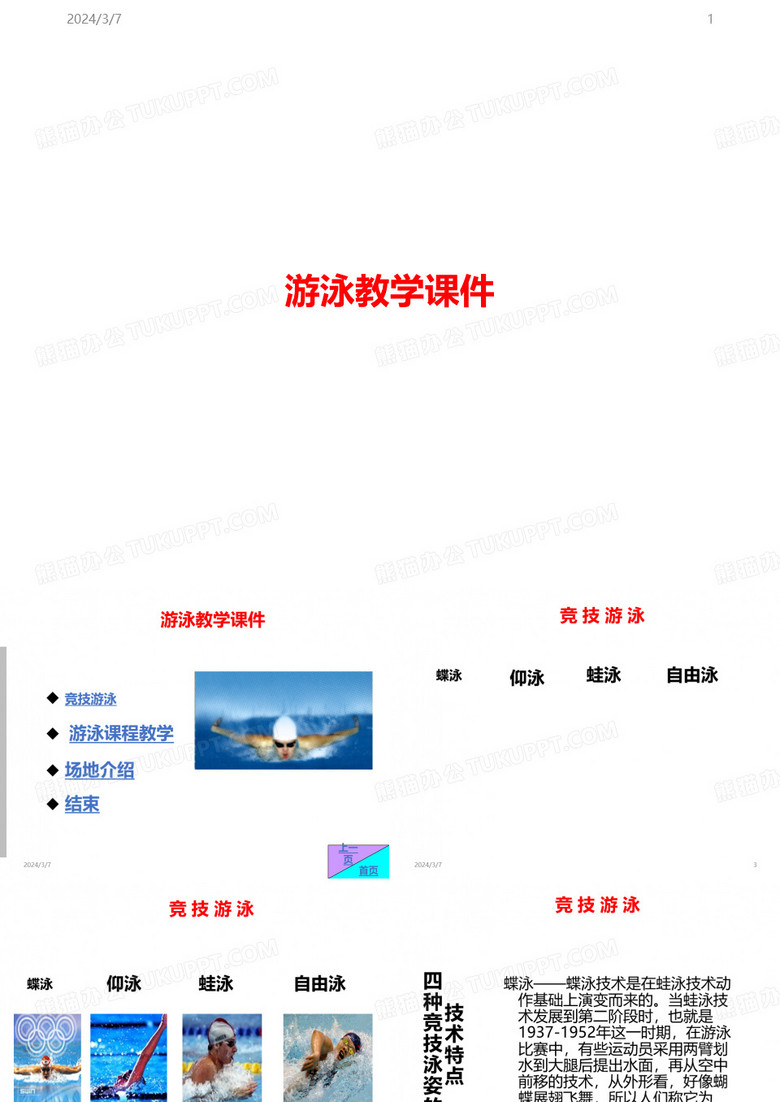 游泳教学课件