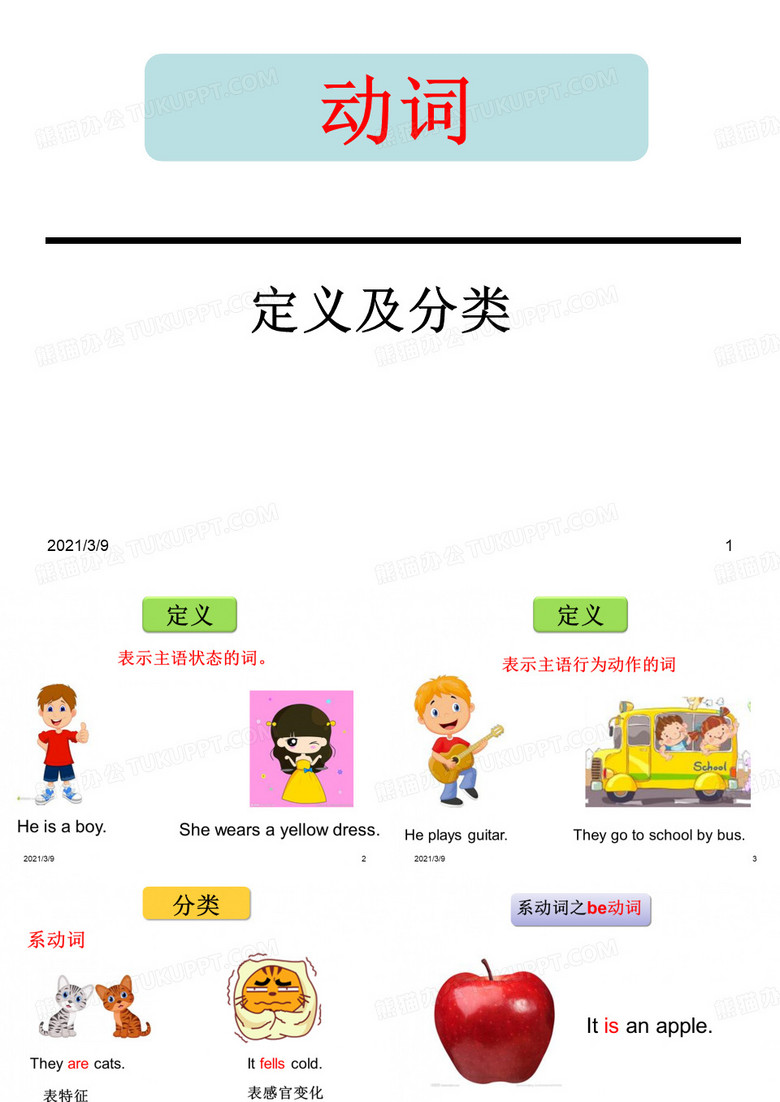 动词,be动词讲解