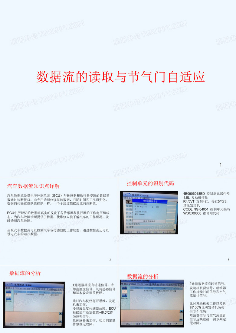 数据流读取与节气门自适应