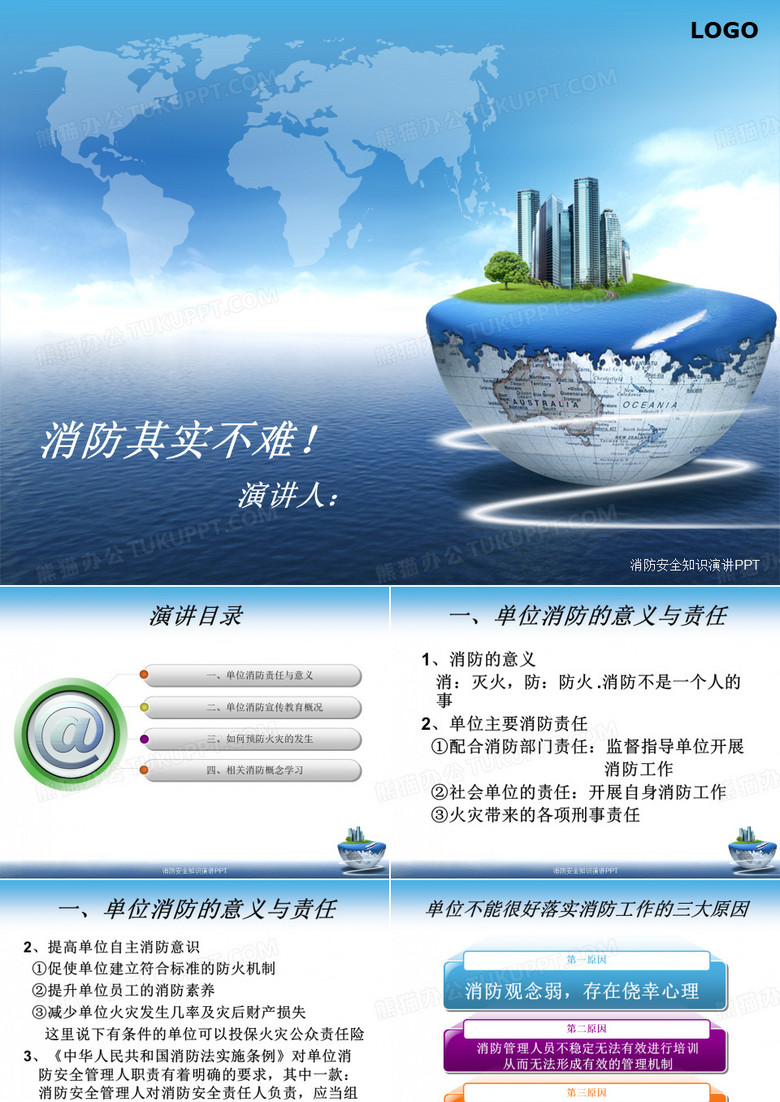 消防安全知识演讲PPT