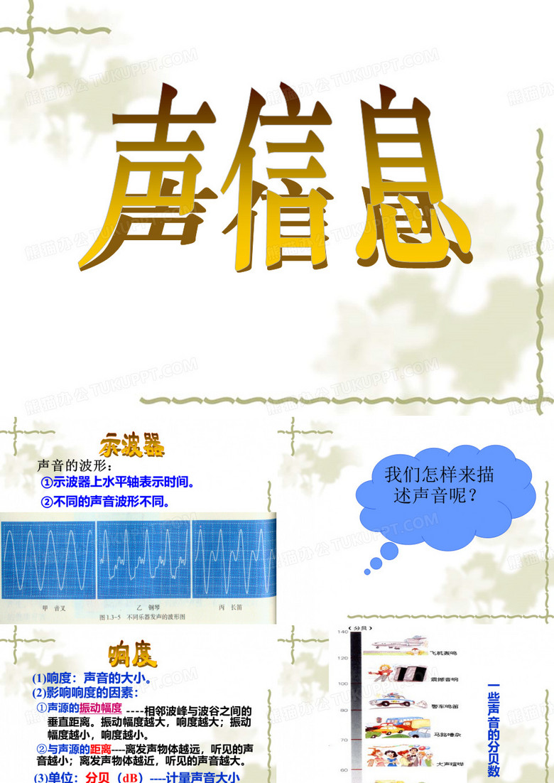 声音的波形