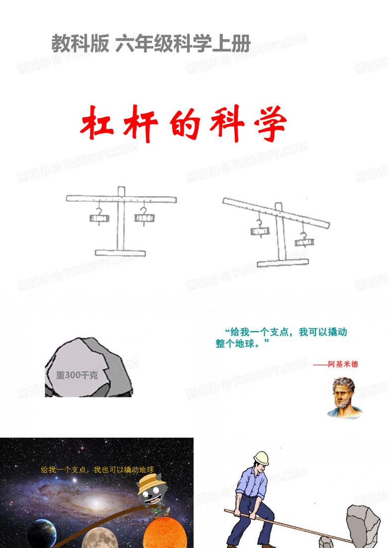 杠杆的科学课件