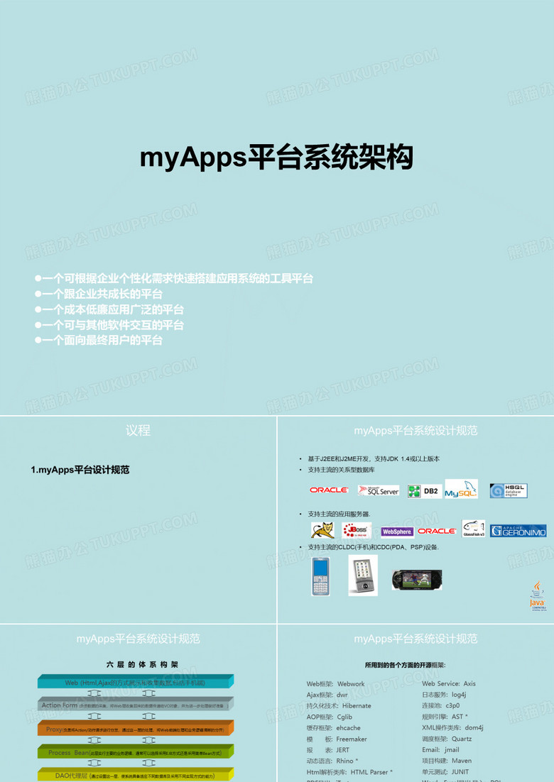 myApps平台系统架构