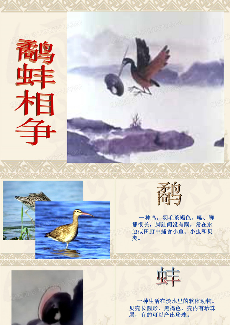 鹬蚌相争
