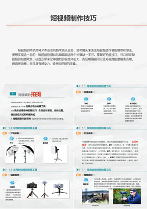 短视频制作技巧