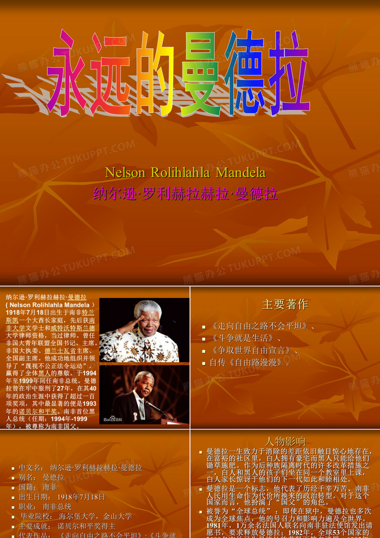 永远的曼德拉--纪念曼德拉逝世