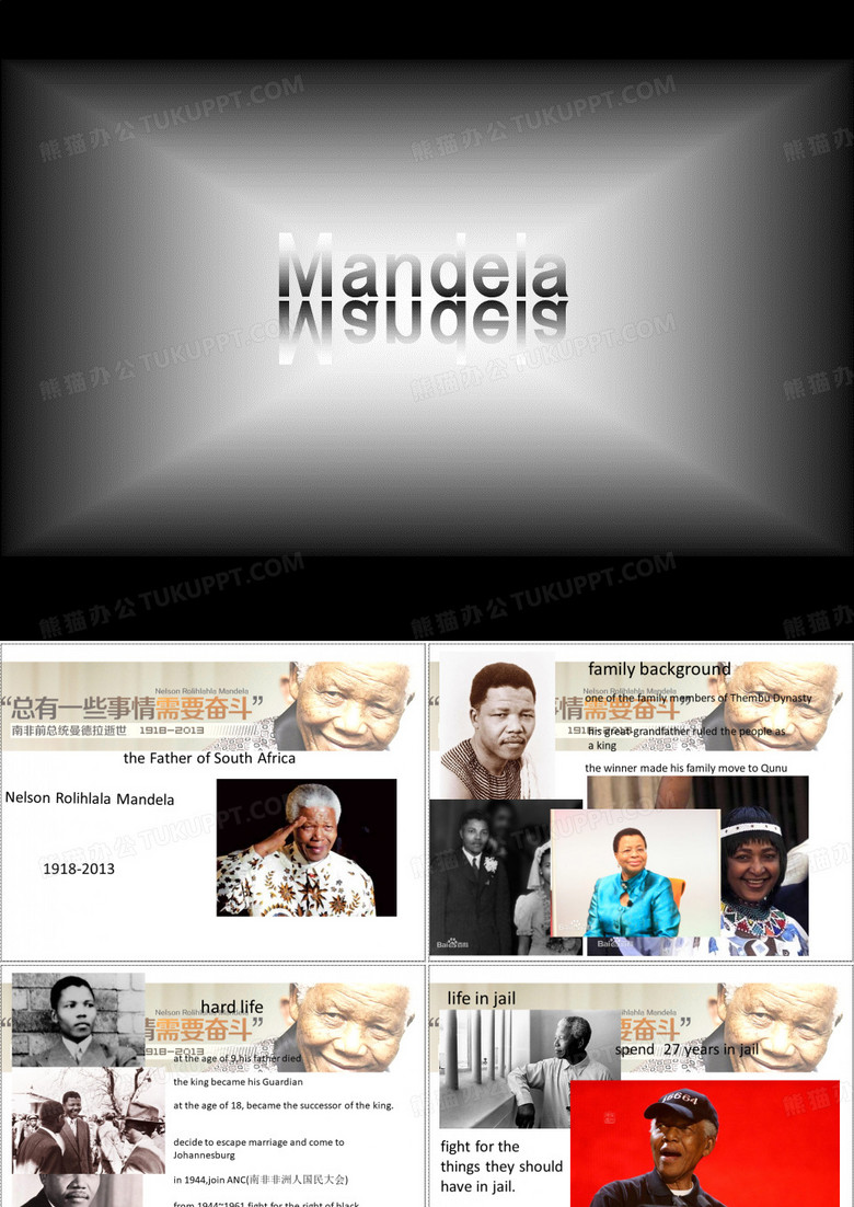 曼德拉英文PPT