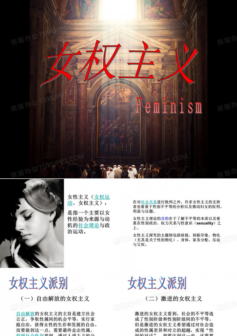 女权主义 ppt 政治