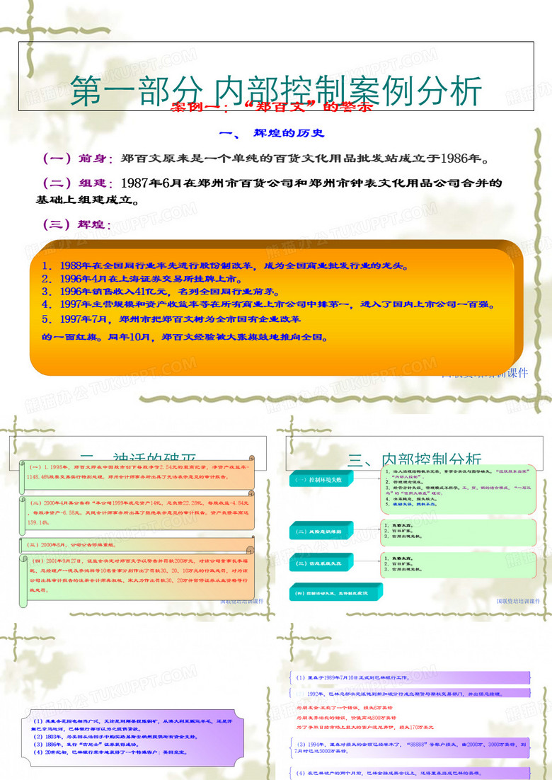 内部控制案例分析