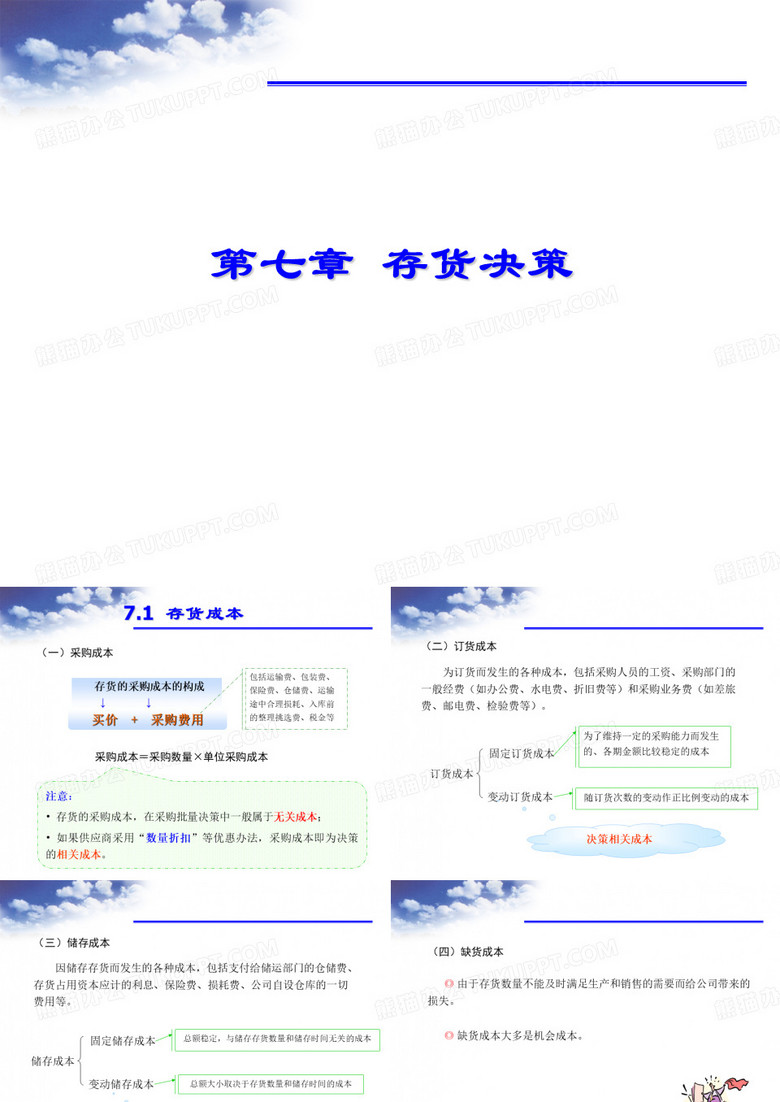 存货决策