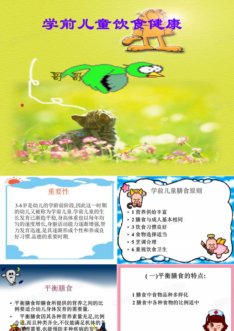 学前儿童饮食健康