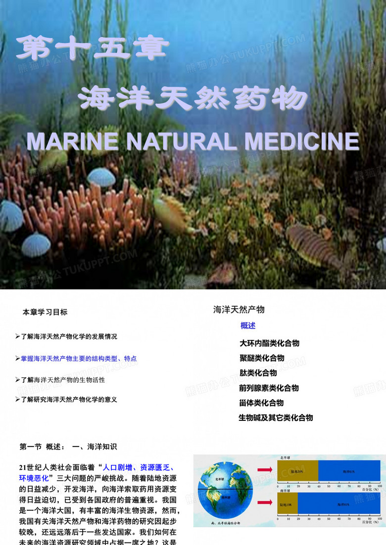 天然药物化学：15 海洋天然药物
