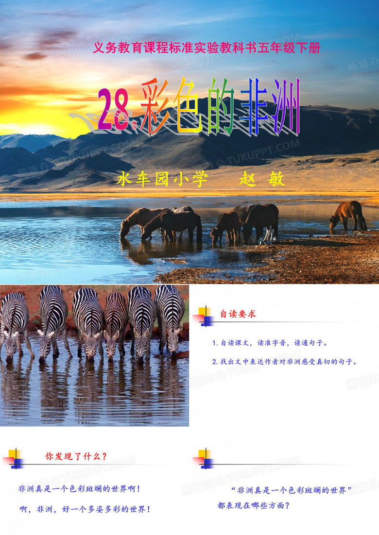 彩色的非洲