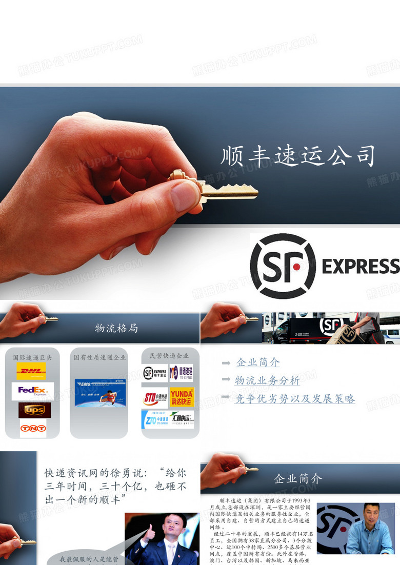 顺丰速运PPT