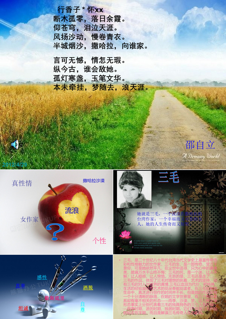 ppt三毛