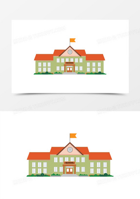 卡通学校图片素材