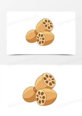 藕节蔬菜食物元素