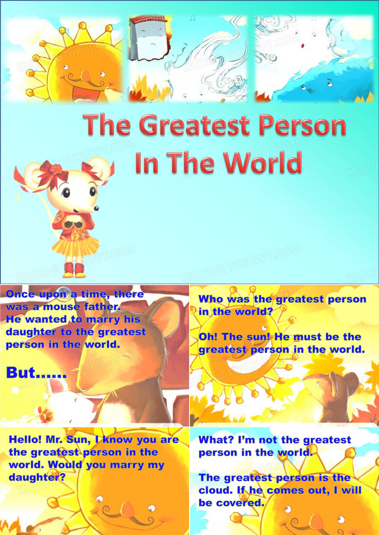 英语故事-老鼠嫁女儿(Greatest Person)