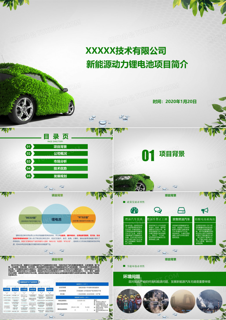 新能源锂电池项目商业计划书