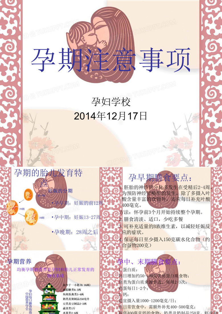 孕妇课堂ppt课件