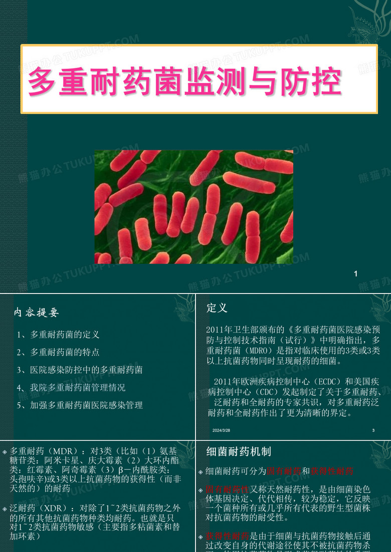 多重耐药菌监测与防控