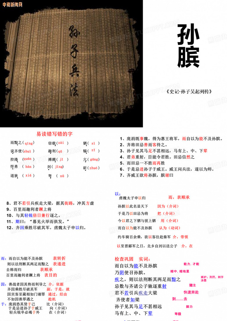 《孙膑》课件好用