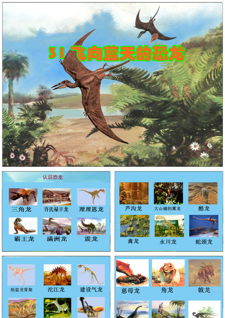 飞向蓝天的恐龙
