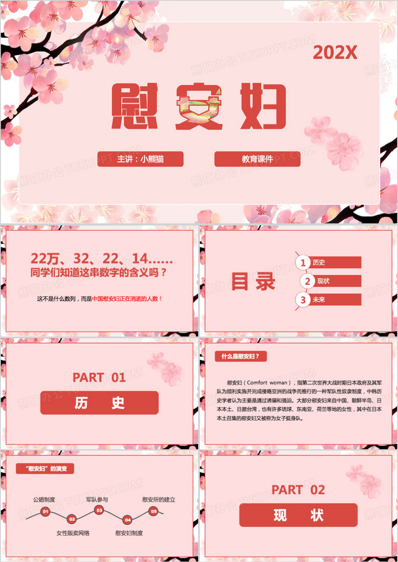 形式与政策慰安妇问题ppt模板