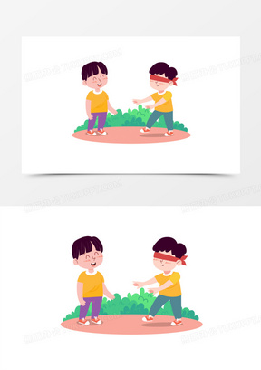 捉迷藏图片素材