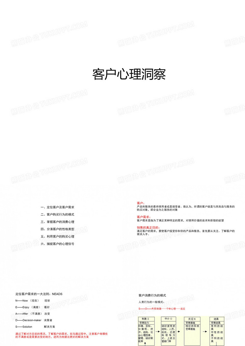 客户心理洞察