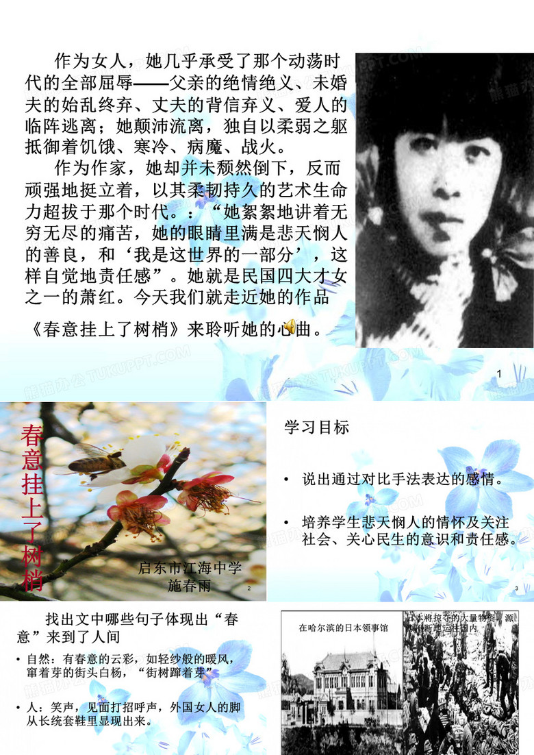 春意挂上树梢