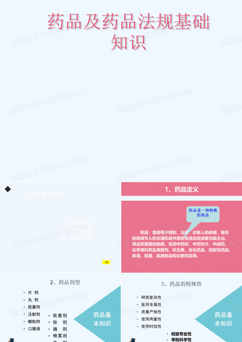 药品及药品管理法知识培训
