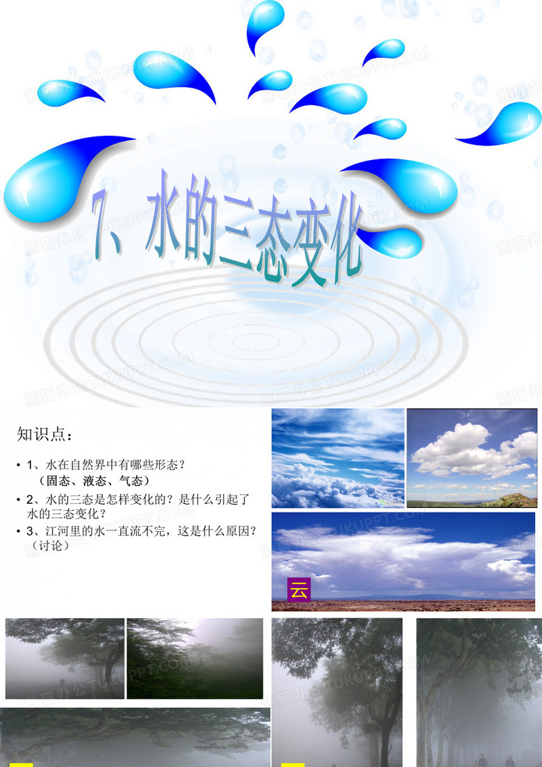 水的三态变化