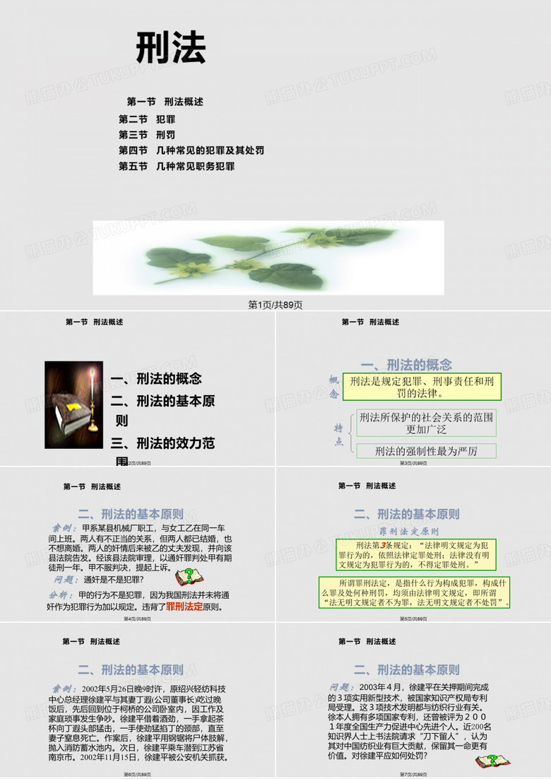 刑法完整课件课件PPT学习