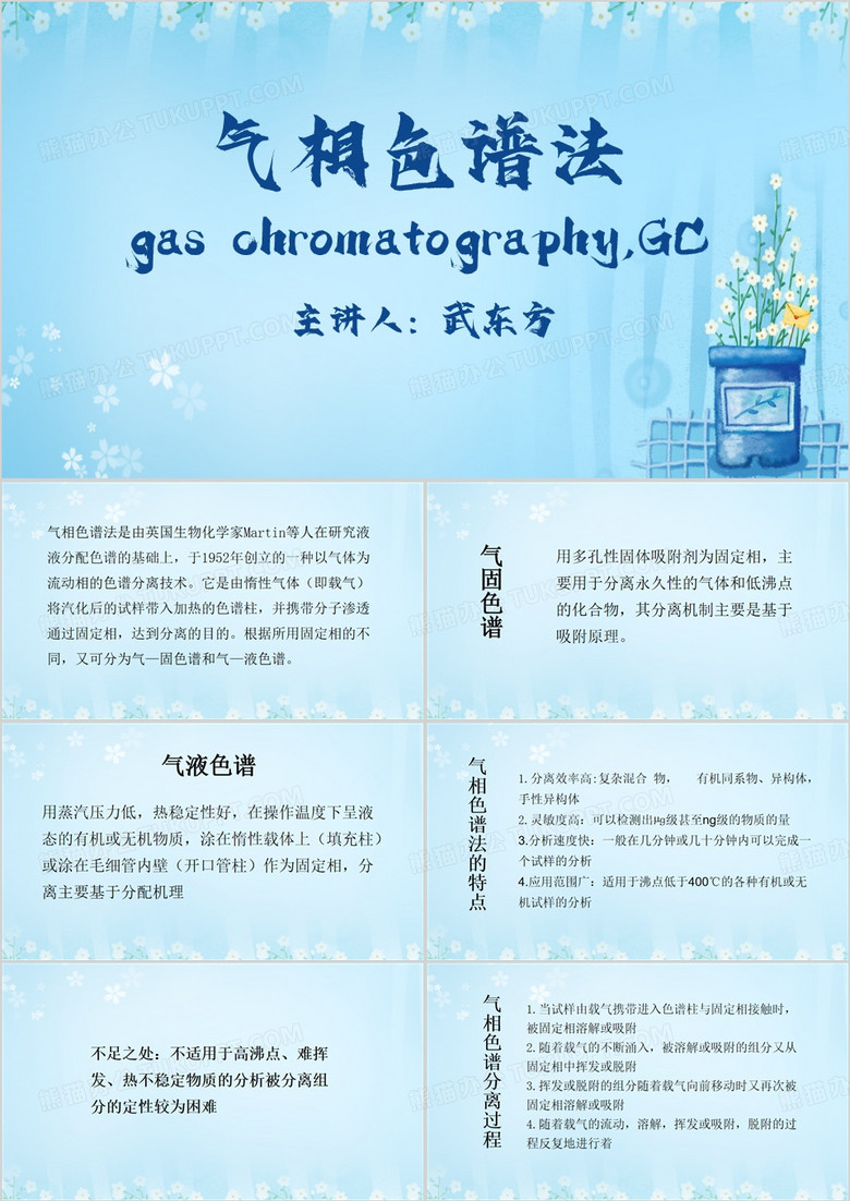 气相色谱PPT模板